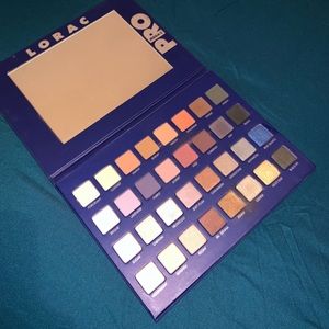 Lorac pro mega 2 eyeshadow palette, used.